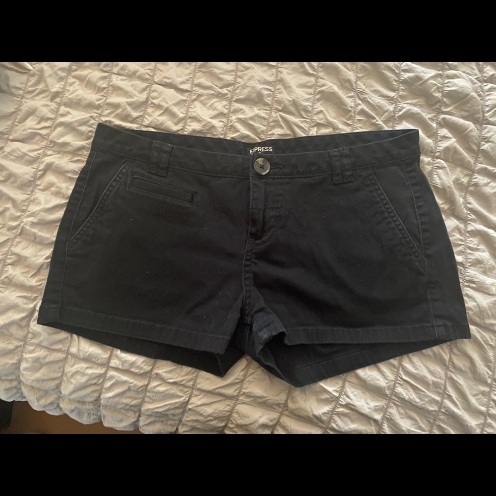 Black express shorts size 4